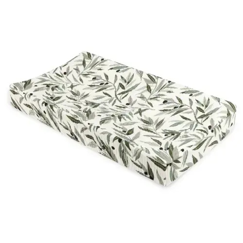 Babyletto Quilted Changing Pad Cover in GOTS Certified Organic Muslin Cotton