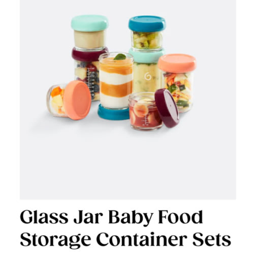 Babymoov Babybols Glass Baby Food Containers Multiset