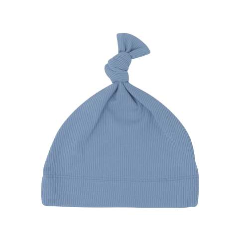 Knot Hat Blue Fog Rib