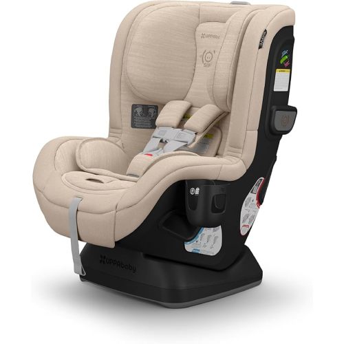 UPPAbaby Rove Convertible Car Seat - 2-in-1 Rear + Forward Facing - Quick + Secure 3-Step Install - Intuitive Safety Technology + Comfort Features -Cup Holder Included-Kavneer(DualTech Almond Mélange)