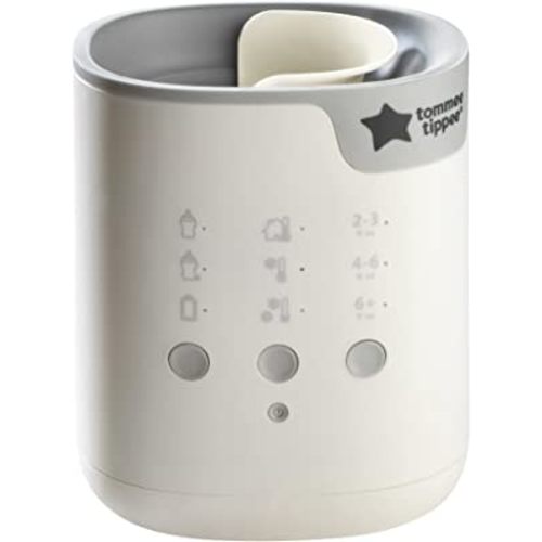 Tommee Tippee Multiwarm Intuitive Bottle Warmer, Warms Baby Feeds to Body Temperature in Minutes, Automatic Timer, White