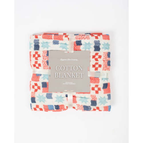 Patriotic Patchwork Cotton Baby Blanket – American Farm Company