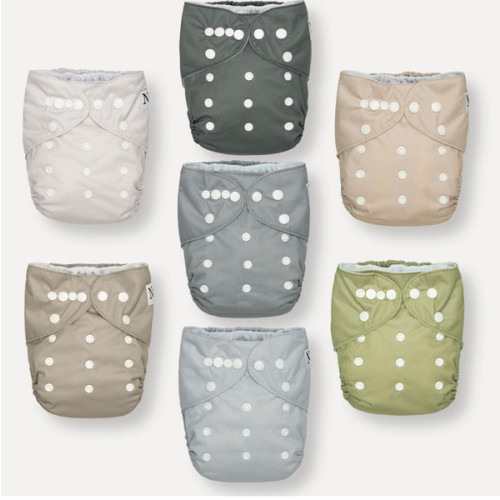 Nora’s Nursery Cloth Diapers - Sand and Stone