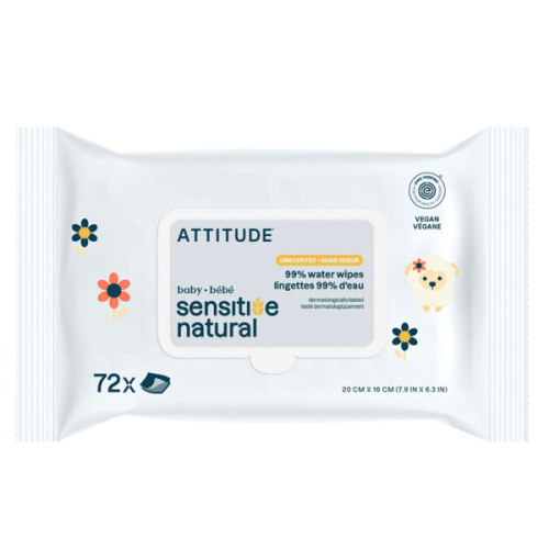 Natural Baby Wipes for Sensitive Skin I ATTITUDE