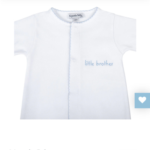 Little Brother Embroidered Converter - Blue