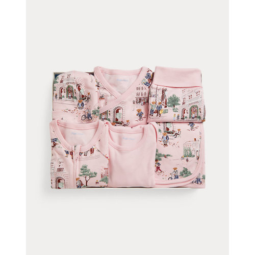 Polo Bear Cotton 6-Piece Gift Set