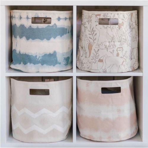 Ezra Woodland Animal Storage Bin | Crane Baby