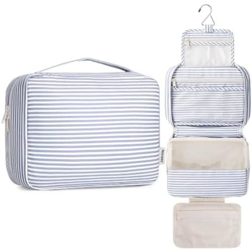 Narwey Hanging Travel Toiletry Bag for Women, Large Makeup Cosmetic Bag