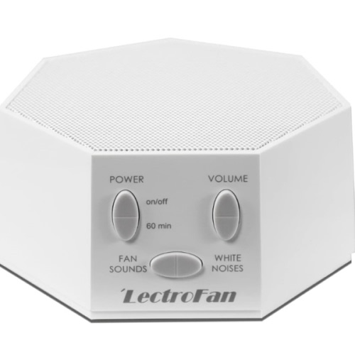Adaptive Sound Technologies LectroFan Classic White Noise Machine - Compact Sleep Sound Machine for Bedroom, Travel, Study & More - 20 Non-Looping Fan & White Noise Variations