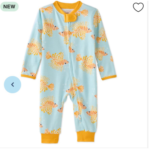 (3-6m/6-9m) SHADOW Sleep & Play Baby Pajamas for Boys & Girls