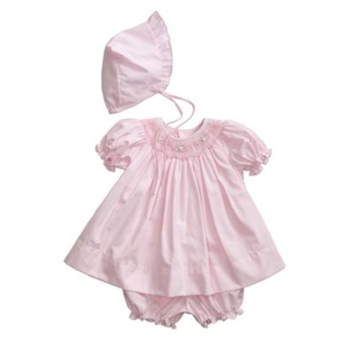 Baby Girls Smocked Gingham Dress