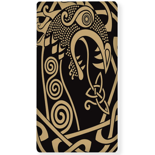 Scandinavian Viking Dragon Print Baby Crib Sheet – GearFrost