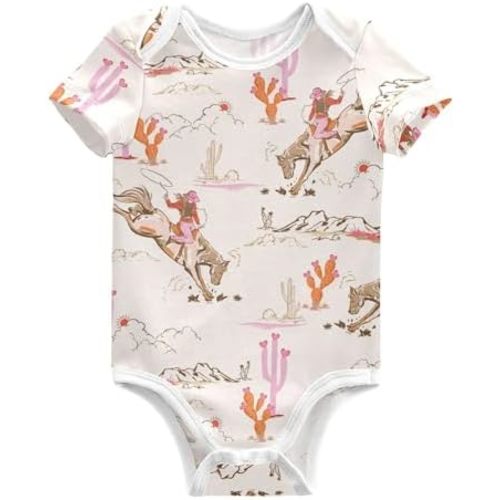 Baby Bodysuits Soft Cotton Short Sleeve Baby Clothes for Girls Boys