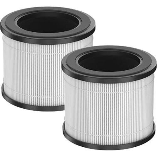 FULMINARE PU-P05 Air Purifier Replacement (2 Pack) Quiet Air Cleaner Filtering Out 99.97% 0.01 Microns, Smoke, Particles