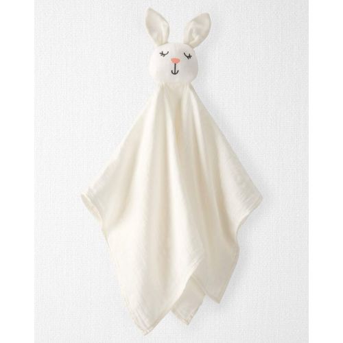 Baby Organic Cotton Muslin Bunny Lovey - Little Planet | Carter's