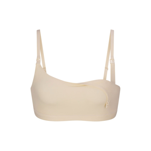 SKIMS Fits Everybody - Maternity Nursing Scoop Bralette in Sand