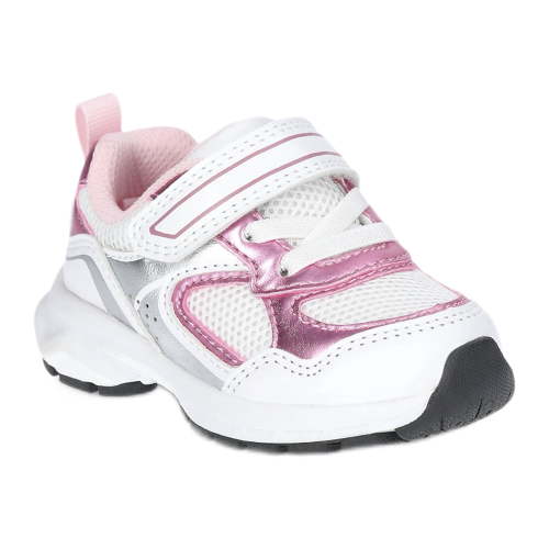 Wonder Nation Toddler Girl Sneakers, Chunky Mesh Slip-On, Memory Foam Insole, Bumper Toe