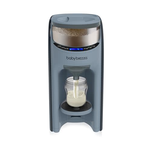 Baby Brezza Formula Pro Advanced Formula Dispenser Machine - Automatically Mix a Warm Formula Bottle Instantly - Easily Make Bottle with Automatic Powder Blending, Slate