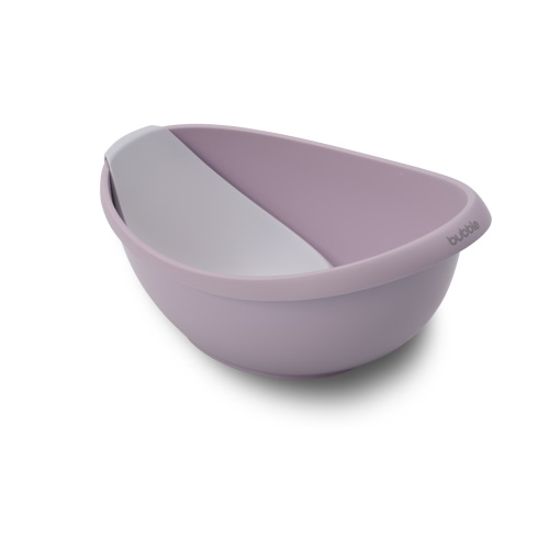 Bubble Cuddle Bath with Newborn Support Insert - Lilac