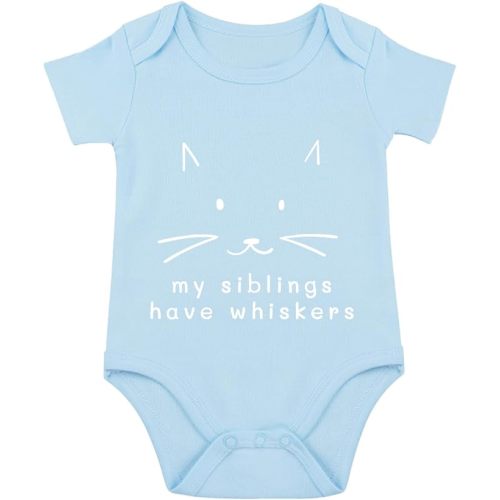 My Siblings Have Paws Bodysuit Baby Paws Romper Cat Whiskers Bodysuit Cute Baby Clothes Newborn Sibling Announcement Bodysuit