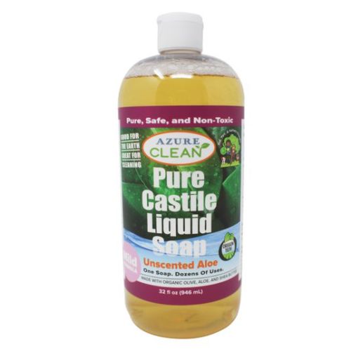 Castile Liquid Soap, Pure, Unscented Aloe Mild, Organic, 32 floz