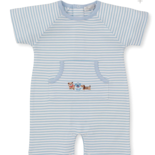 Playground Pups Short Stripe Playsuit