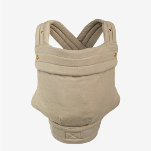 Mabē Monarch Ergonomic Baby Carrier - Premium Cotton Soft Structured Infant Carrier with Hip Healthy Design, 3 Carry Positions for Newborn to Toddler (7-35lbs) (Stone Sage)