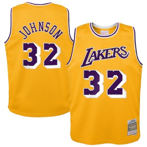 Magic Johnson Los Angeles Lakers Toddler 1984/85 Swingman Jersey - Gold