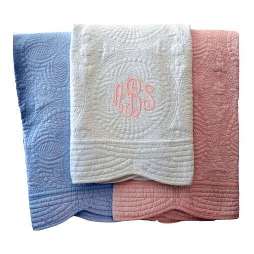CUSTOM MONOGRAM HEIRLOOM QUILT