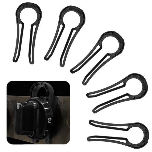 Gas Stove Knob Lock,stove knob safety covers,Baby Proof Oven Knobs Covers Lock for Child Safety (5 Pack)