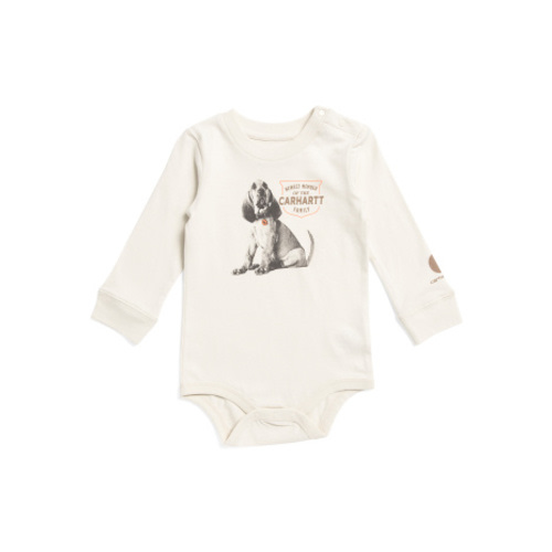 Infant Boys Long Sleeve Dog Bodysuit | Baby Boys (0-24m) | T.J.Maxx