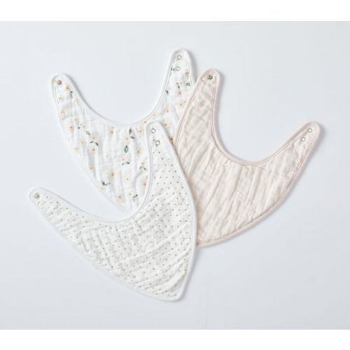 Meredith Muslin Drool Bib Set