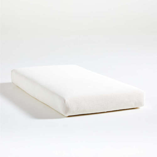 Naturepedic Organic Cotton Breathable 2-Stage Crib Firm Mattress with Waterproof Breathable Pad