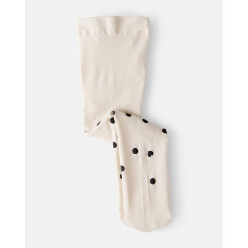 Baby Girl Polka Dot Tights - Cream - Carter's | Carter's