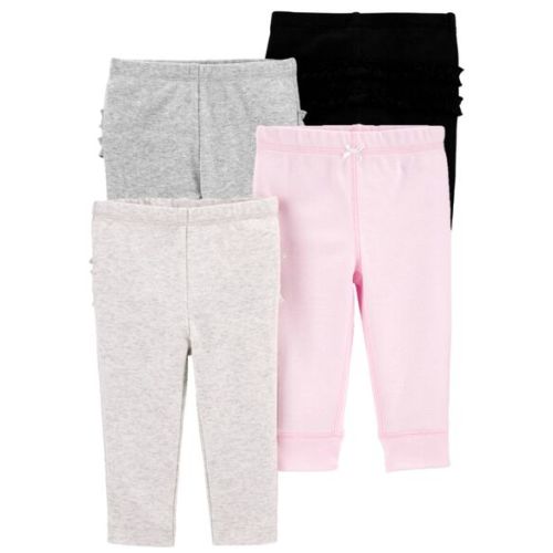 Baby 4-Pack Ruffle-Detail Cotton Pants
 - Carter's | Carter's