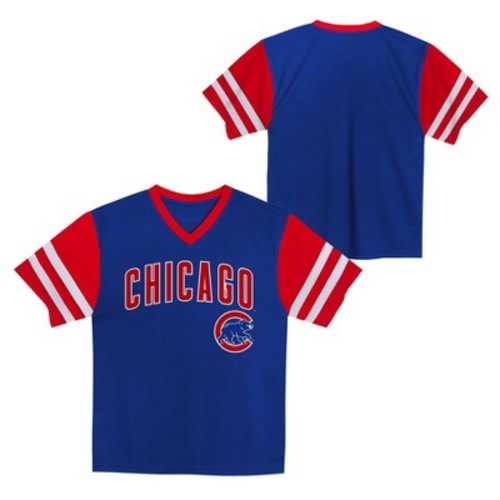 MLB Chicago Cubs Toddler Boys' Team Jersey - 12M: Fit V Neck Pullover