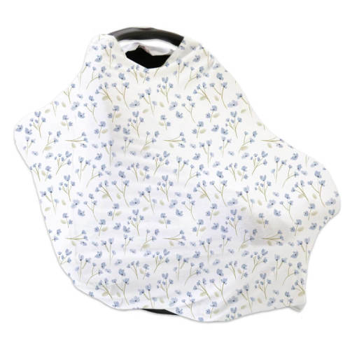 Blake's Blooms Bamboo Waffle Multi-Use Stretchy Car Seat & Nursing Cover