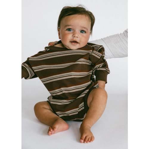 Sunday Stripe Bubble Romper | Baby Bubble | Fostered Collection