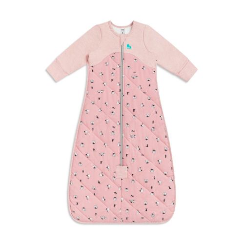 Love to Dream Cotton & Merino Wool Sleeping Bag 2.5 Tog Rose Size 6-18 Months