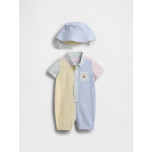 Baby Oxford Shorty Outfit Set