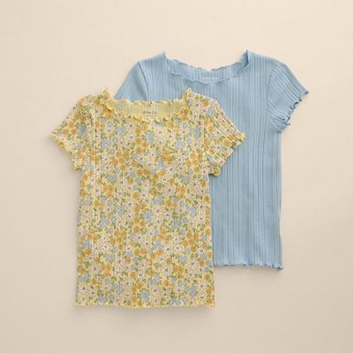 Baby & Toddler Girls Little Co. by Lauren Conrad 2-Pack Lettuce Rib Tees