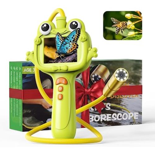 Starpark Borescope Camera with Light for Kids | STEM Science Educational Toy for 3 4 5 6 7 8 9 10 Years Old Boys & Girls | Birthday Gift for Outdoor Adventures & Nature Discovery