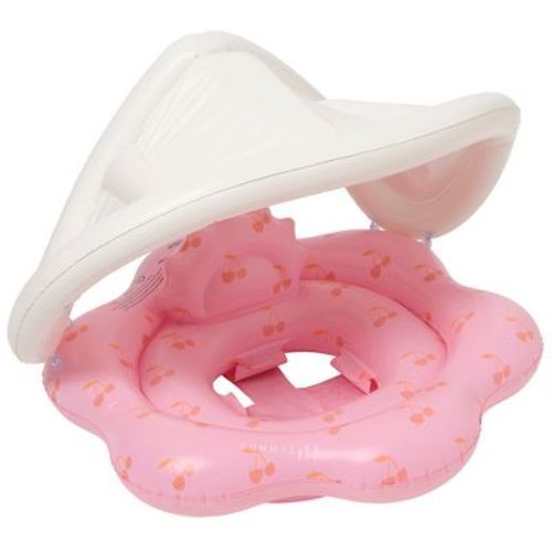 Sunnylife Baby Float - Cotton Candy Pink, Inflatable Tube, Head Rest & Shade