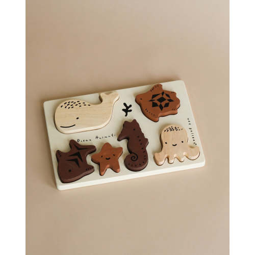 Wooden Tray Puzzle - Ocean Animals– Odin Parker