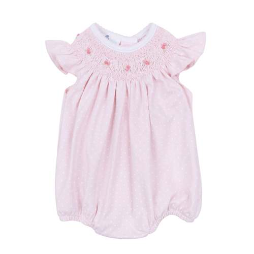 Mia's Classics Bishop Short Sleeve Bubble - Pink