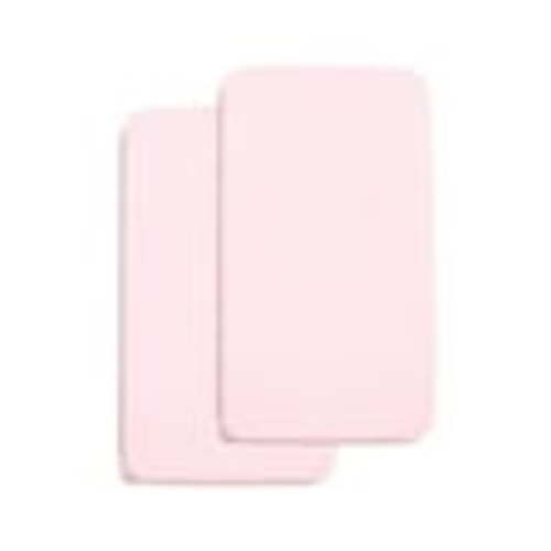 All-in-One Fitted Sheet Waterproof Cover, For 36" x 18"/91 x 46 cm Cradle Mattress, Light Pink (2-Pack)
