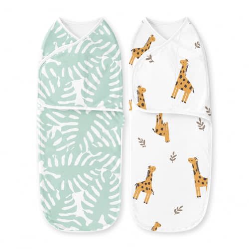 Momcozy Swaddle Sack & Sleep Sacks Ideal for Baby 0-3 Months, Dear