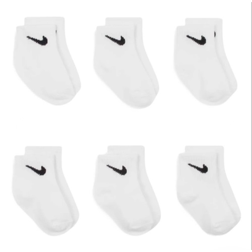 Infant Kids' Nike Baby/Toddler Swoosh 6 Pack Ankle Socks | SCHEELS.com