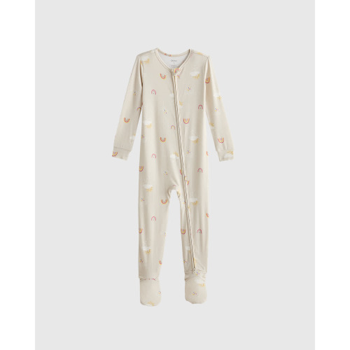 Bamboo Footie Pajama - Toddler in Rainbows