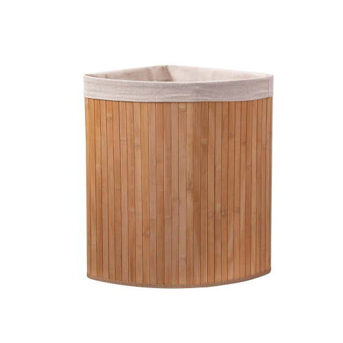 Eco Bath London Bamboo Laundry Basket with Lid and Removable Lining